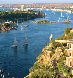 Fotoğraf 1.118 Nil nehrinden bir görünüm (Mısır).