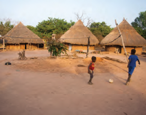 Fotoğraf 3.26 Afrika geleneksel köylerinden bir görünüm