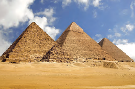 Fotoğraf 3.5 Mısır uygarlığından kalma piramitler