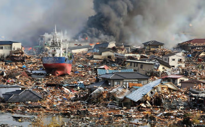 Fotoğraf 4.5 Bir tsunamiden sonra (Japonya, 2011).