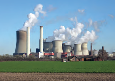 Fotoğraf 4.9 Kömür kullanılarak elektrik enerjisi elde edilen termik santraller havayı kirletmektedir.