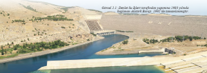 Görsel 2.1 Devlet Su İşleri tarafından yapımına 1983 yılında başlanan Atatürk Barajı 1992’de tamamlanmıştır.