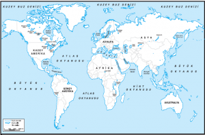 Harita 1.19 Yeryüzündeki başlıca göller (www.mapsofworld.com)