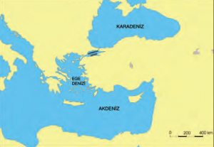 Harita 1.5.17 Türkiye’nin çevresindeki denizler