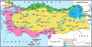 Harita 1.5.26 Türkiye’deki başlıca iklim tipleri