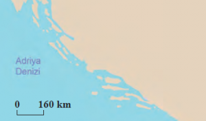Harita 1.9 Dalmaçya tipi kıyı (Adriya)
