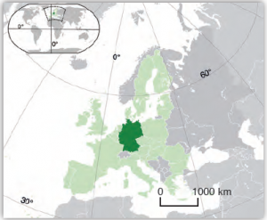 Harita 3.6 Almanya lokasyon haritası